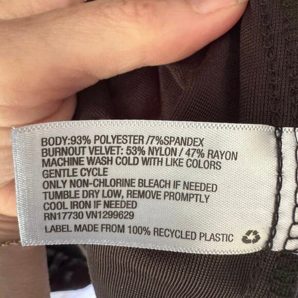 Knox Rose Womens Crushed Velvet Burnout Kimono Black Size XL XXL Boho Whimsygoth - Picture 4 of 7